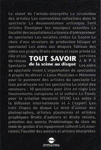 Tout savoir, de la scène au disque