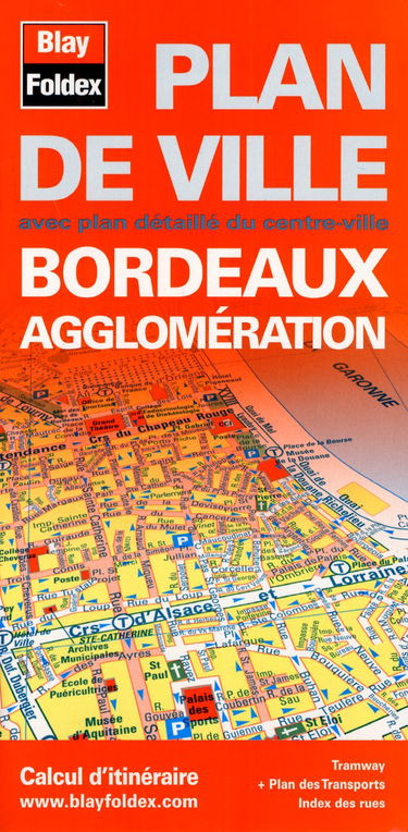 Plan de Bordeaux et de son agglomération