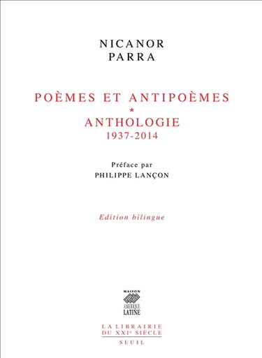Poèmes et antipoèmes (1937-1954). Anthologie (1952-2014)