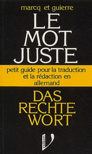 Le Mot juste allemand