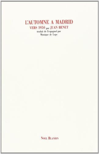 L'Automne à Madrid : vers 1950