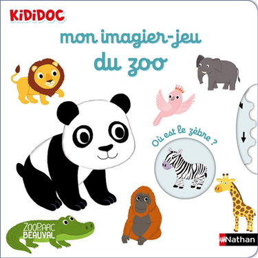 Couverture de Mon imagier-jeu du zoo