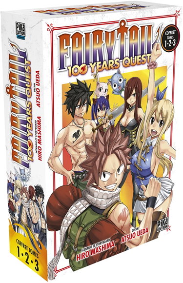 Couverture de Fairy Tail : 100 years quest : coffret tomes 1, 2, 3