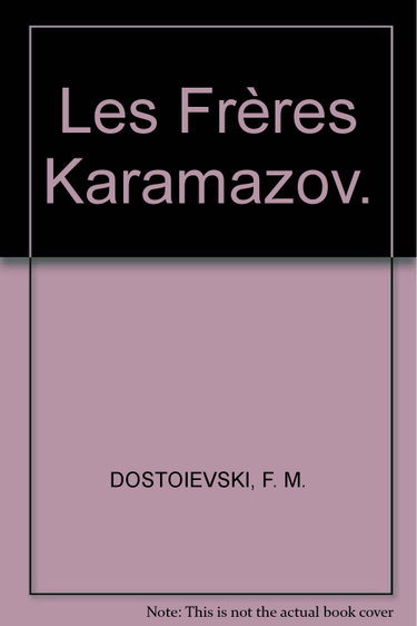 Couverture de Les Frères Karamazov.