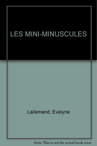 Couverture de Les Mini-Minuscules