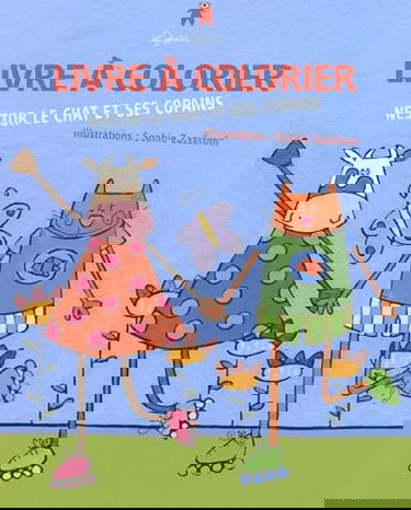 Nestor le chat et ses copains: Livre à colorier