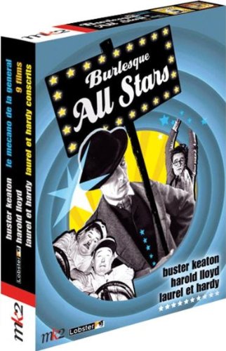 Couverture de Burlesque All Stars-Le mécano de la Générale + Laurel et Hardy conscrits + Harold Lloyd