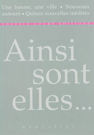 Ainsi sont-elles...