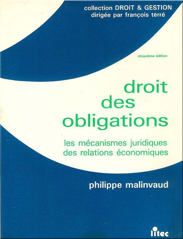 Droit des obligations: Les mécanismes juridiques des relations économiques (ancienne édition)