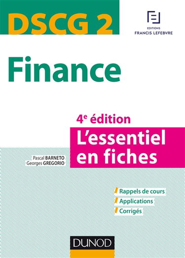 Finance DSCG 2 : l'essentiel en fiches