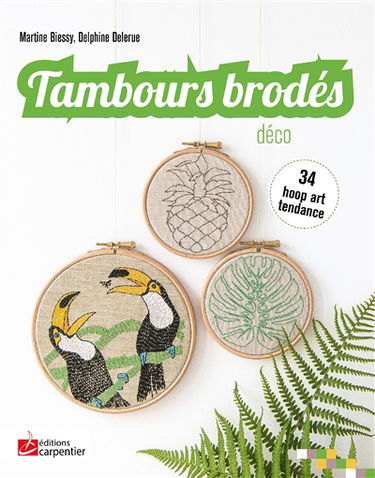 Tambours brodés déco : 34 hoop art tendance