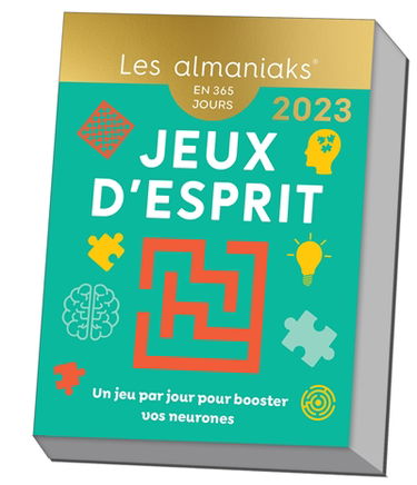 Jeux d'esprit : un jeu par jour pour booster vos neurones : en 365 jours, 2023