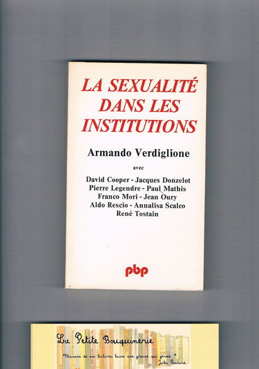 La sexualite dans les institutions