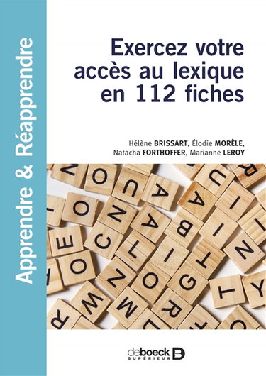 Couverture de Exercez votre accès au lexique en 112 fiches