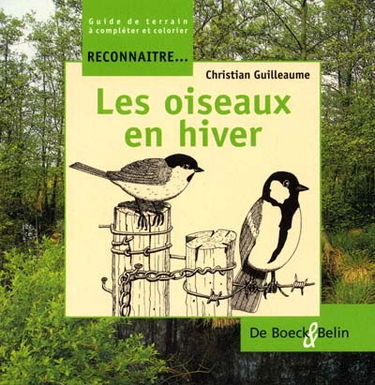 Reconnaître... les oiseaux en hiver : guide de terrain à compléter et colorier