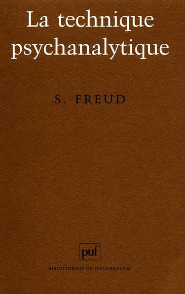 La technique psychanalytique