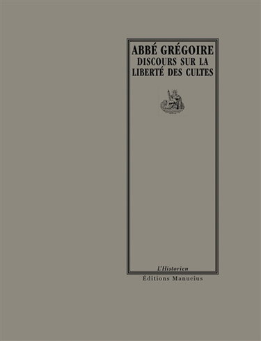 Discours sur la liberté des cultes