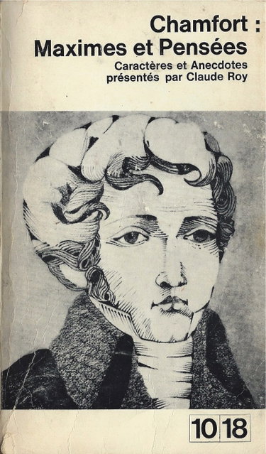 Couverture de Maximes et pensees caractères et anecdotes. présentation par claude roy