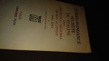 Correspondance secrète de staline avec roosevelt, churchill, truman et attlee, 1941-1945 tome 1 et 2