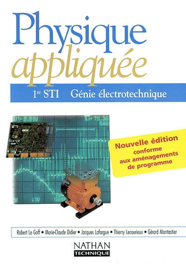 Physique appliquée, 1re STI, génie électrotechnique