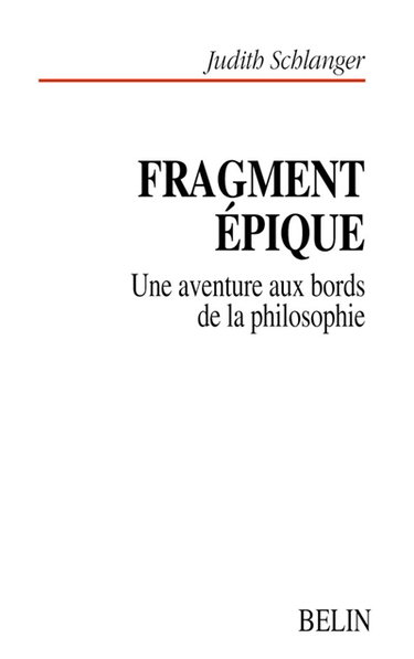 Fragment épique : une aventure aux bords de la philosophie