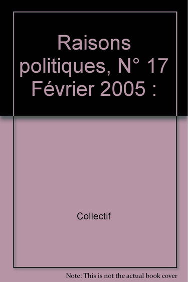 Raisons politiques, n° 17. Crimes et châtiments