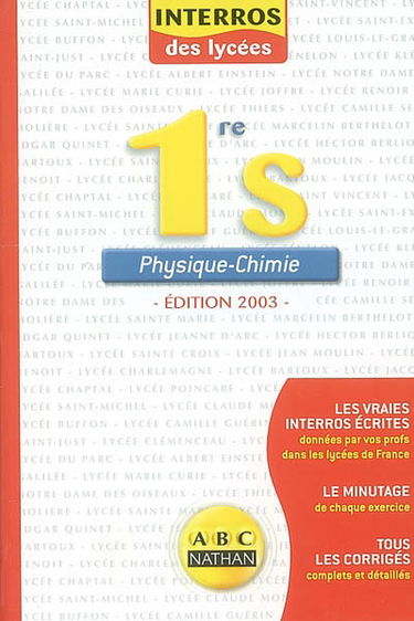 Physique-chimie 1re S