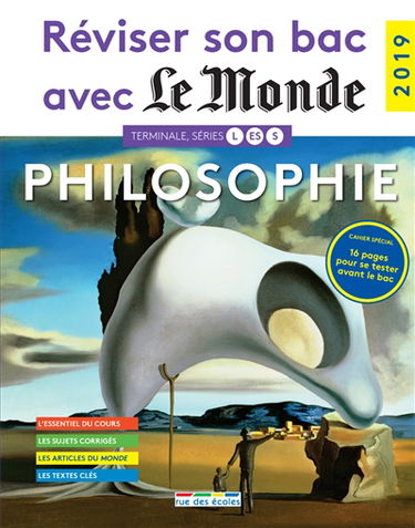 Philosophie terminale : séries L, ES, S