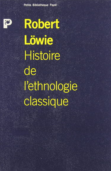 Histoire de l'ethnologie classique