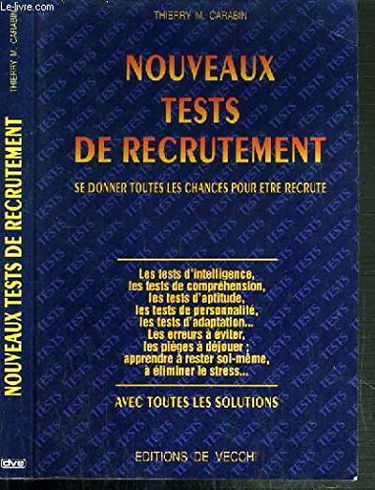 Nouveaux tests de recrutement