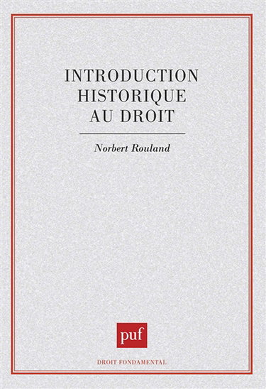 Introduction historique au droit