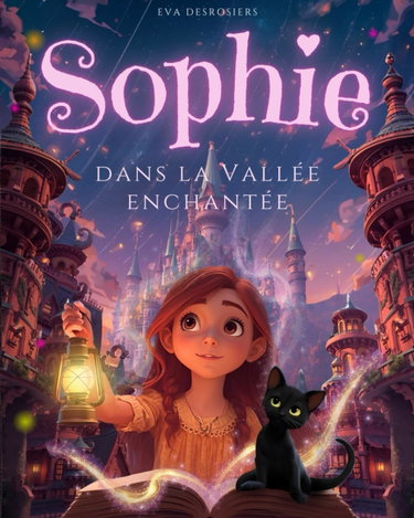 Couverture de Sophie dans la Vallée Enchantée: Livre pour enfants de 6 à 11 ans – Une Histoire de courage et d’amitié qui éveille l’imagination et apprend à croire en soi – Une aventure illustrée en couleurs.