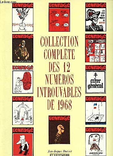 L'Enragé : collection complète des 12 numéros introuvables de 1968