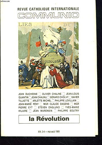 Communio, n° 14-3/4. La Révolution