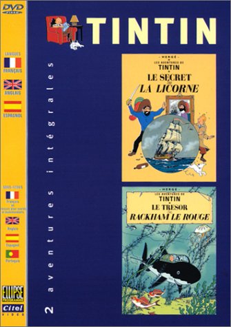 Couverture de Les Aventures de Tintin : Le Secret de la Licorne / Le Trésor de Rackham le rouge