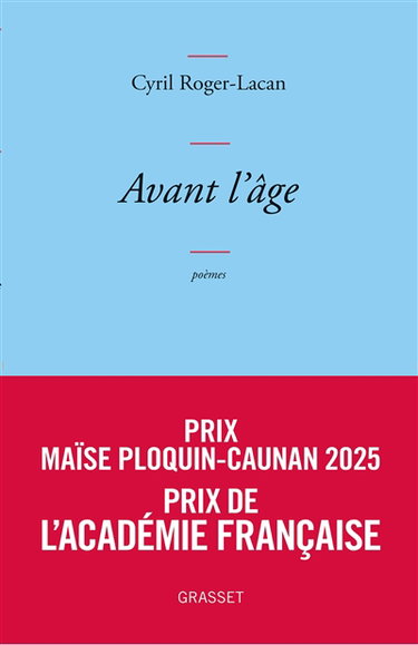 Avant l'âge : poèmes