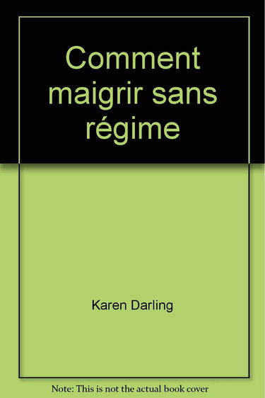 Comment maigrir sans régime