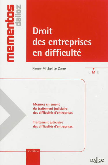 Droit des entreprises en difficulté