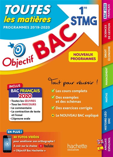 Toutes les matières 1re STMG : nouveaux programmes 2019-2020