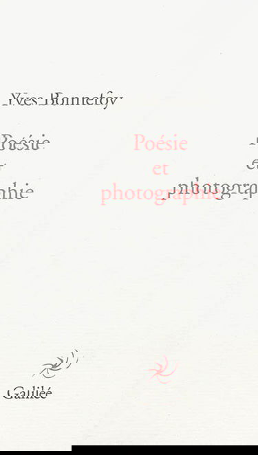 Poésie et photographie