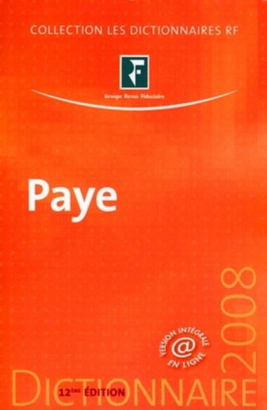 Dictionnaire paye 2008