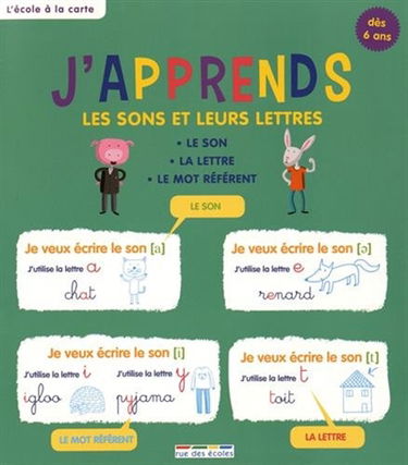 J'apprends les sons et leurs lettres
