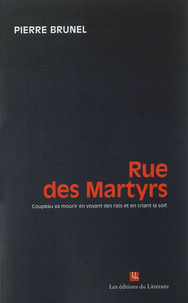 Rue des martyrs : Coupeau va mourir en voyant des rats et en criant la soif