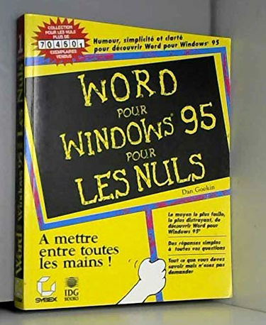 Word pour Windows 95 pour les nuls