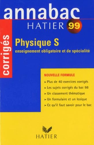 Physique S. Corriges, Edition 1999