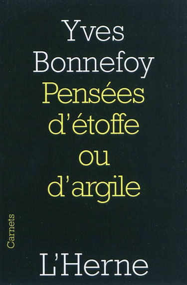 Pensées d'étoffe ou d'argile
