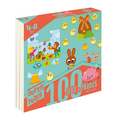 Couverture de 100 jeux de Pâques : 4-6 ans