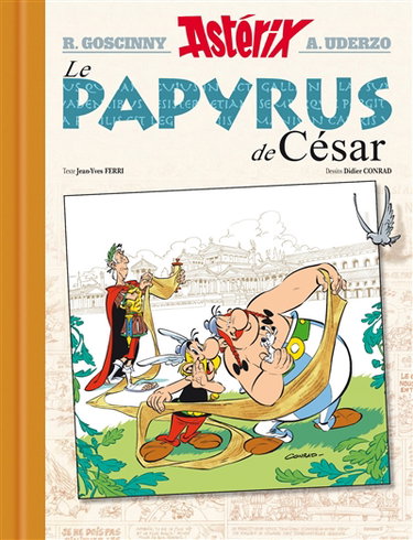 Couverture de Astérix. Vol. 36. Le papyrus de César