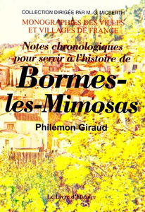 Notes chronologiques pour servir à l'histoire de Bormes-les-Mimosas