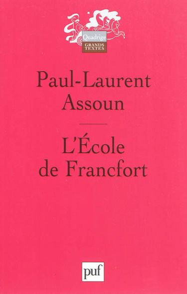 L'Ecole de Francfort